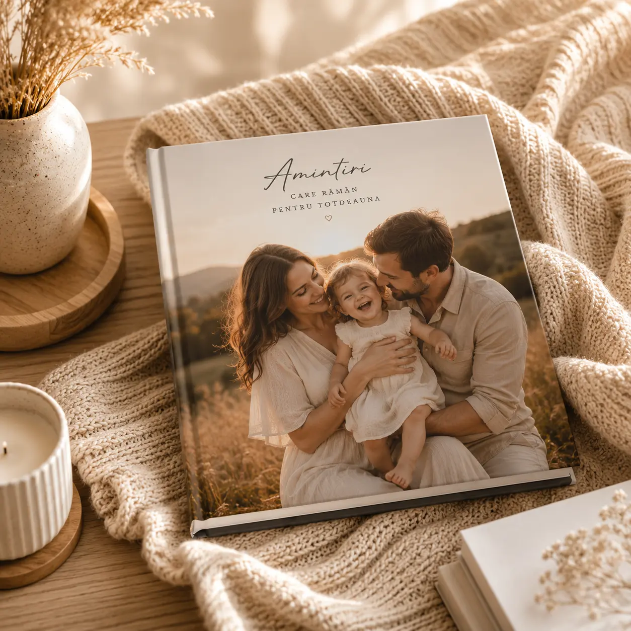 Fotocarte personalizată pentru familie